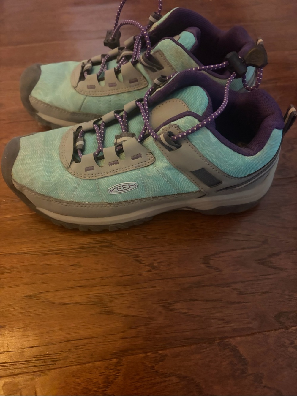 Keen Kids Aqua and Purple Water Shoes